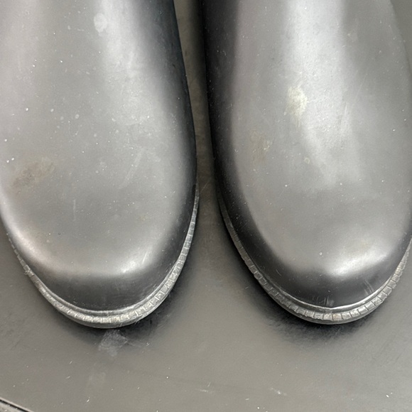 J. Crew Women's Black Rain Boots, Sz 9, Excellent Condition - Picture 6 of 9